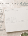 Wochenplaner Block prettyorganizedDE