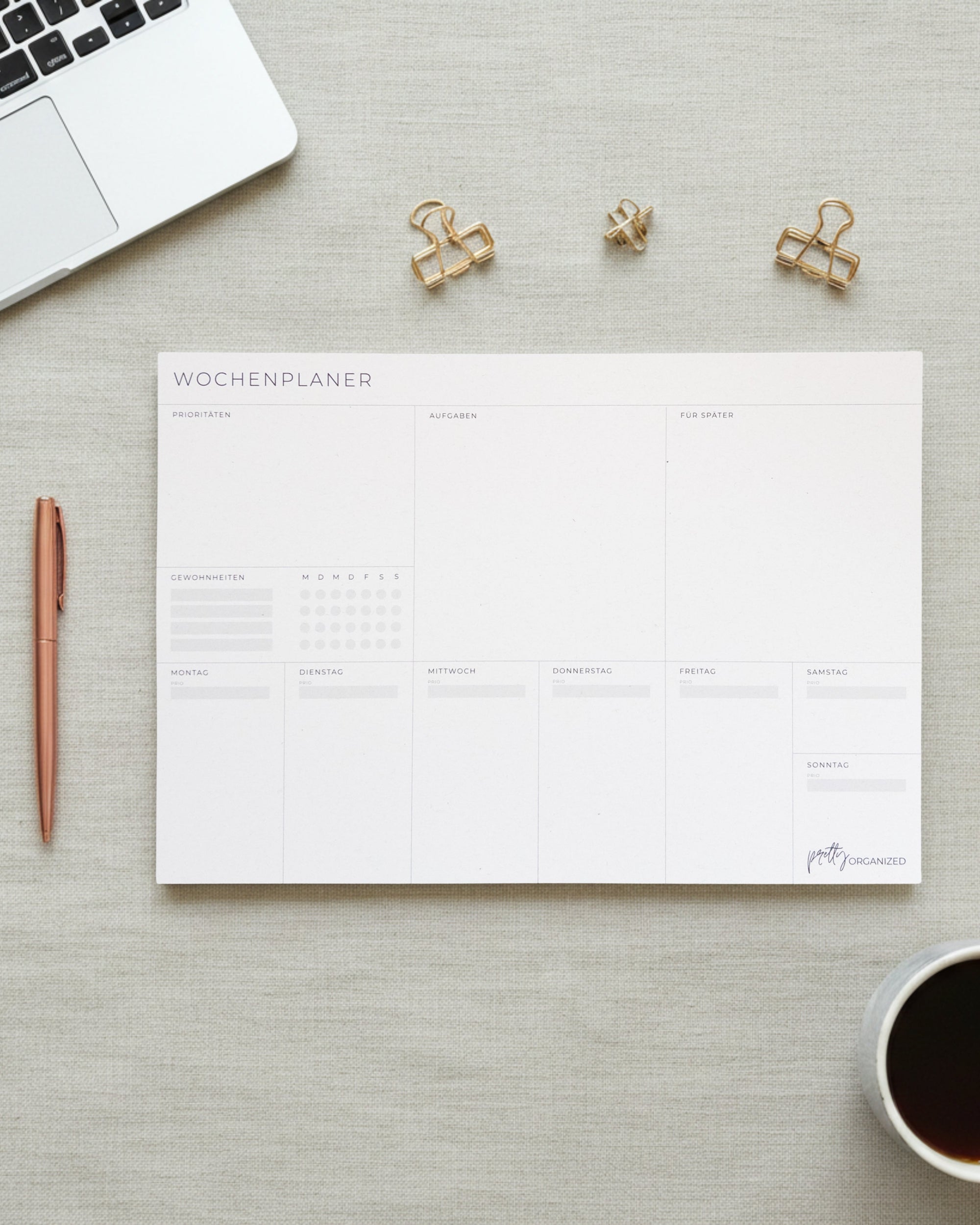 Wochenplanung: 5 Schritte für eine entspannte & produktive Woche