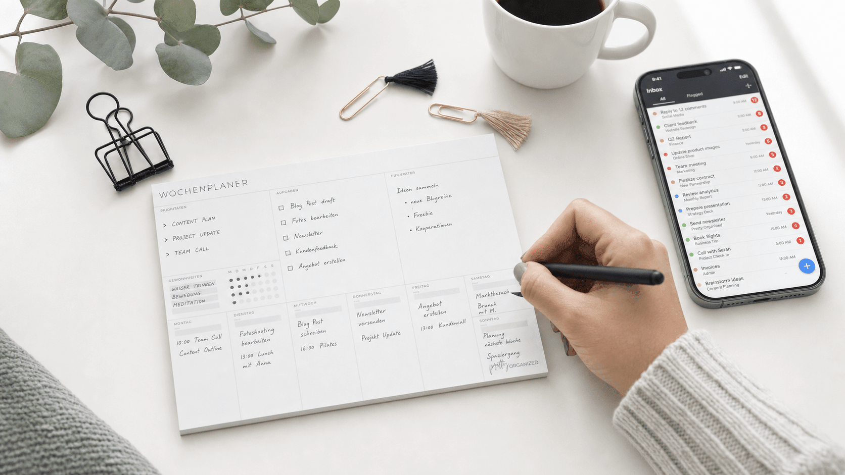 Planen mit Papier oder digital?
