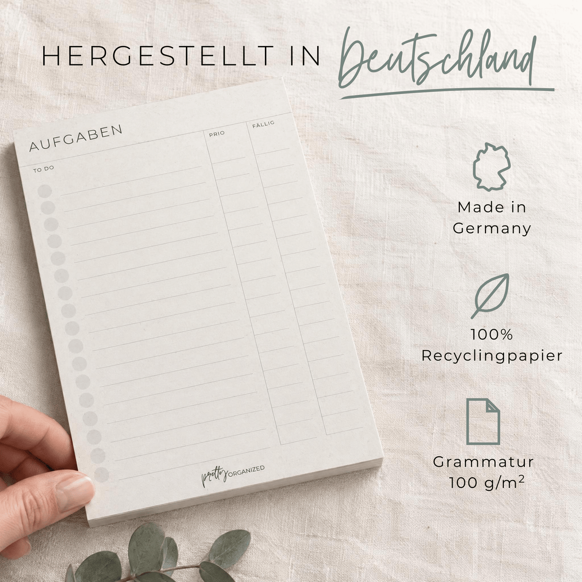 To-Do Listen Block prettyorganizedDE