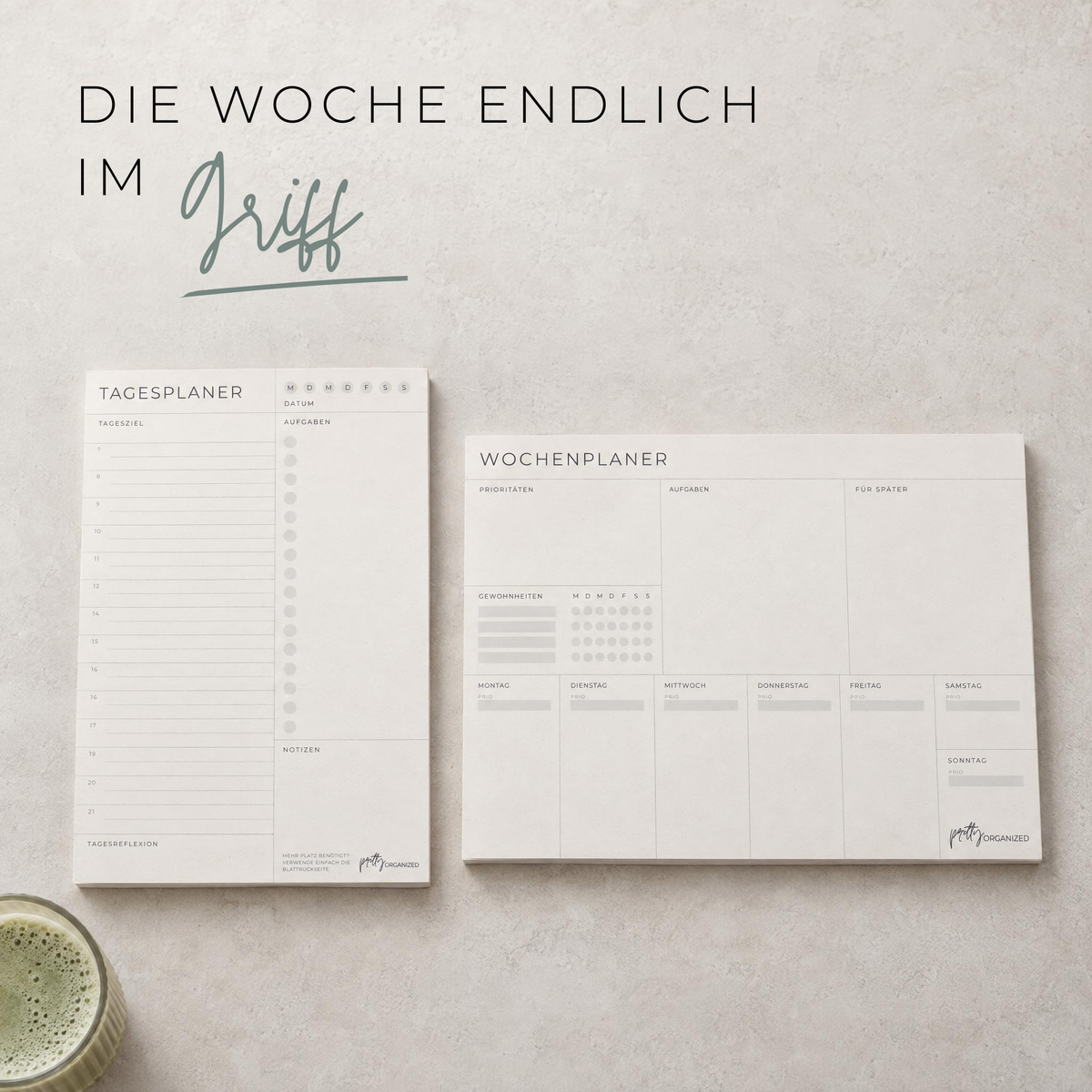 Planungs-Duo Woche &amp; Tag prettyORGANIZED