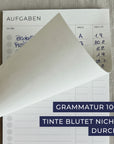 To Do Liste hochwertig Grammatur 100 ohne Durchbluten
